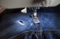 réparation de jean's ou autre déchirures pantalon