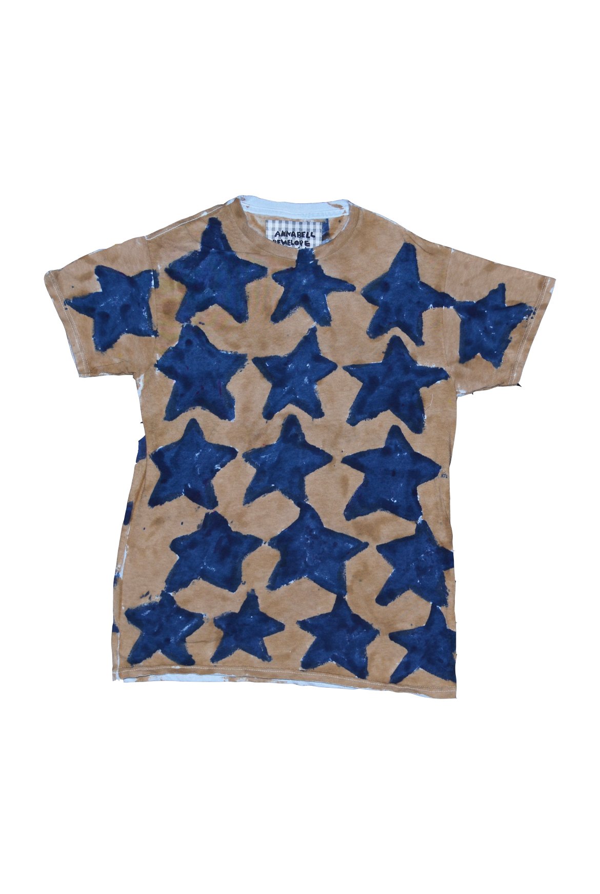 Image of navy star shirt size small