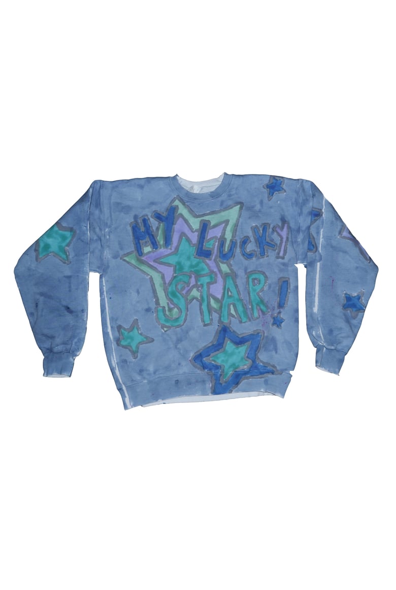 Image of my lucky star crewneck medium