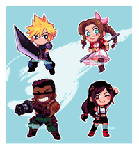 FFVII Charms (JULY PREORDER)