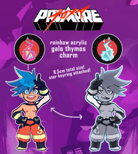 Image 2 of Promare Linking Charm (JULY PREORDER)