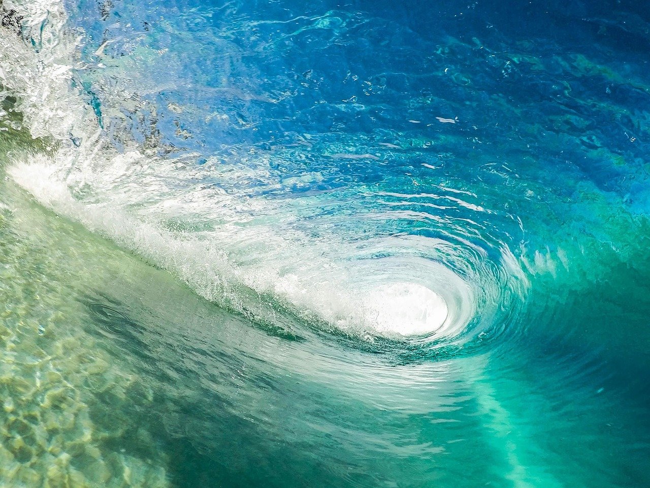 Beach metal print