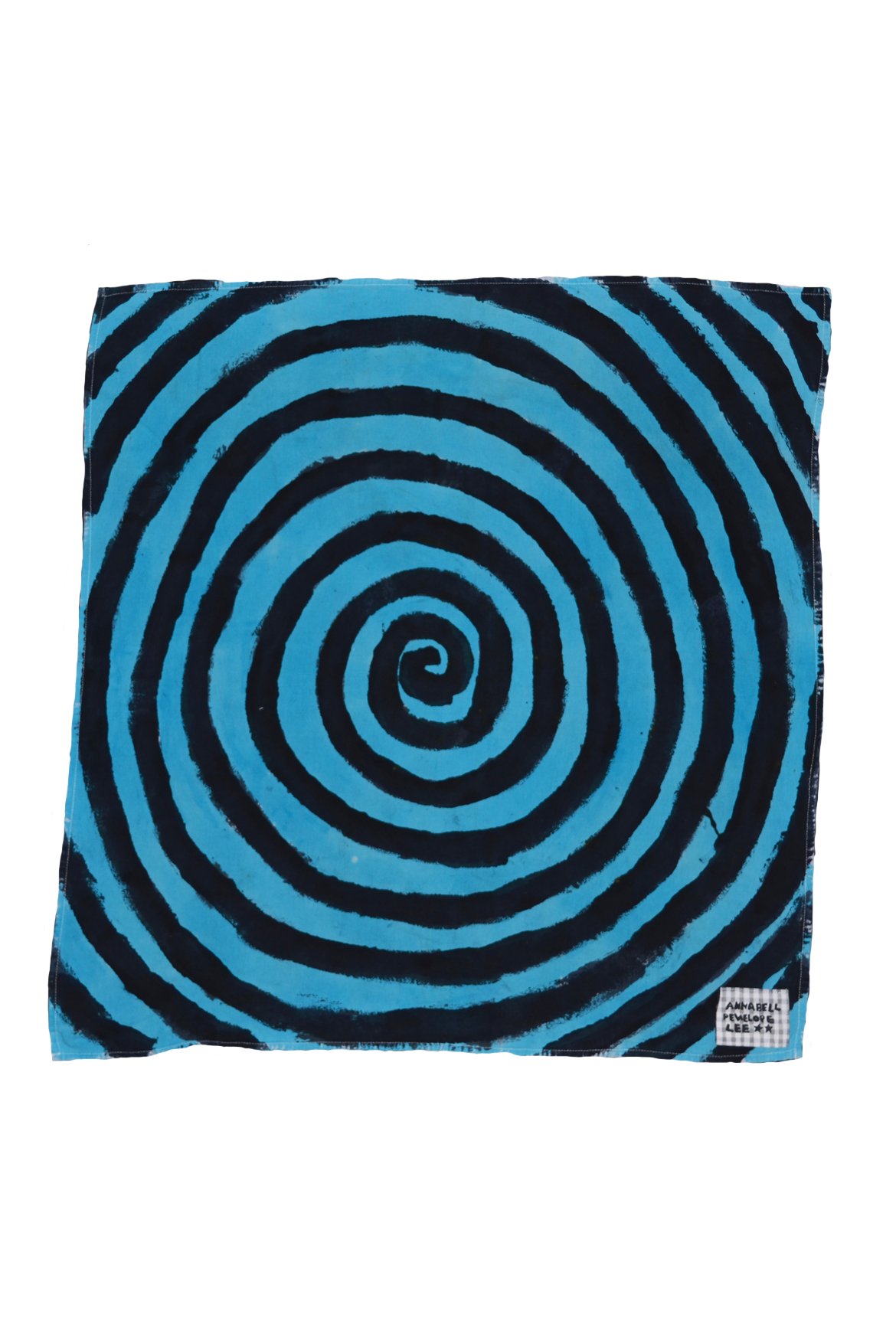 Image of teal spiral square