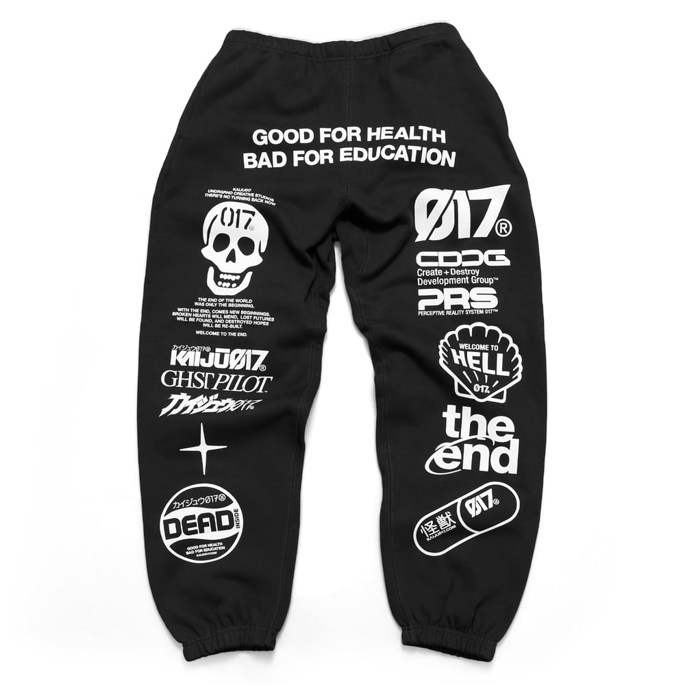 Image of SPD-DMNS SWTPant / BLK/WHT