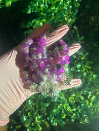Image 1 of "Princess Purple" Beaded Bracelet