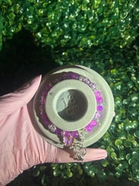 Image 2 of "Princess Purple" Beaded Bracelet