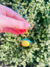 Image 2 of Happy or Sad Lemon Polymer Clay Keychain
