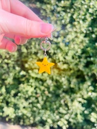 Image 2 of Wonky Star Polymer Clay Keychain
