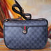Image of Vtg. Gucci Black Monogram Crossbody Bag
