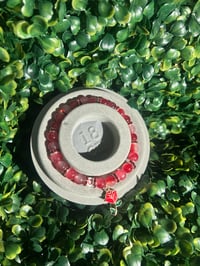 Image 2 of "Rose Red" Beaded Bracelets
