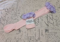 Lavender Soft Raschel on Pink OTKs