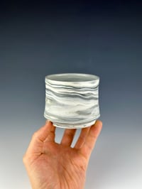 Image 1 of No.29 | Black and White Marbled Porcelain Tumbler