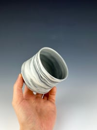 Image 2 of No.29 | Black and White Marbled Porcelain Tumbler