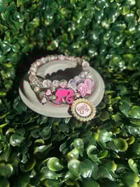 Image 2 of "I'm a Barbie Girl" Beaded Bracelet Set