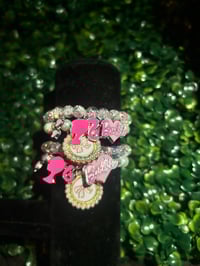 Image 4 of "I'm a Barbie Girl" Beaded Bracelet Set