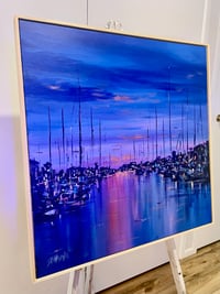 Image 5 of Original Framed Art ‘Mooloolaba Harbour Lights’