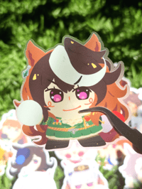 Image 3 of Umamusume Clear Vinyl Stickers (New Horses Available!!)