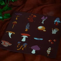 Image 1 of Mushroom Grid Print