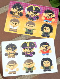 Majima and Saejima Vinyl Sticker Sheet