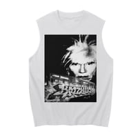 Image 1 of Warhol Subway Train Graffiti Graphic Tank Top