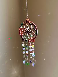 Image 1 of Earth Mini Resin Sun Catcher