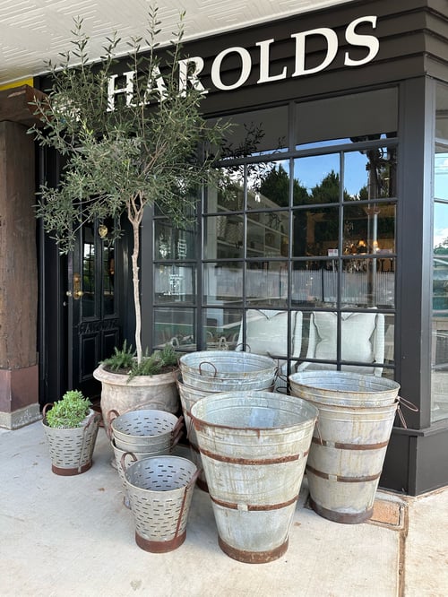 Image of Vintage Olive Picking Bucket