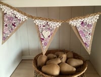 Image 1 of #43 Rustic Bunting - 10 flags *Flat rate $15.50 postage*