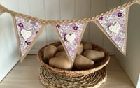 Image 1 of #44 Rustic Bunting - 10 flags *Flat rate $15.50 postage*