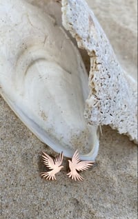 Seabird Earrings - Rose Gold