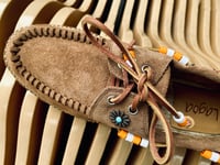 Image 3 of Lagoa brown cow suede deck espadrilles shoes made in Italy