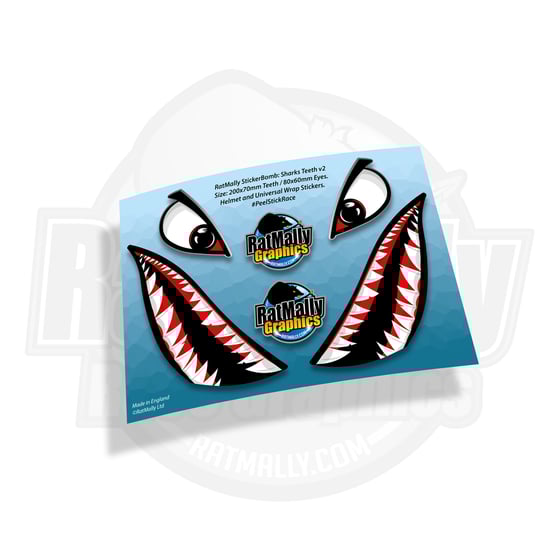 Image of Sharks Teeth Wrap Graphics