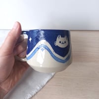 Image 2 of Blue Cat Pint Mug
