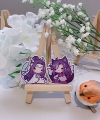 Image 3 of Sitting Kemono Stickers - Matte & Holographic Stardust (SVSSS, MDZS, TGCF)