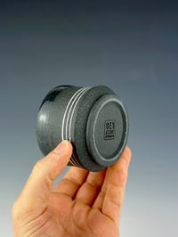 Image 3 of No.45 | Black and White Grog Porcelain Tumbler