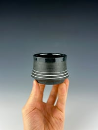 Image 1 of No.46 | Black and White Grog Porcelain Tumbler