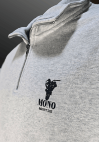 Image 2 of Mono Half Zip Crew Jumper
