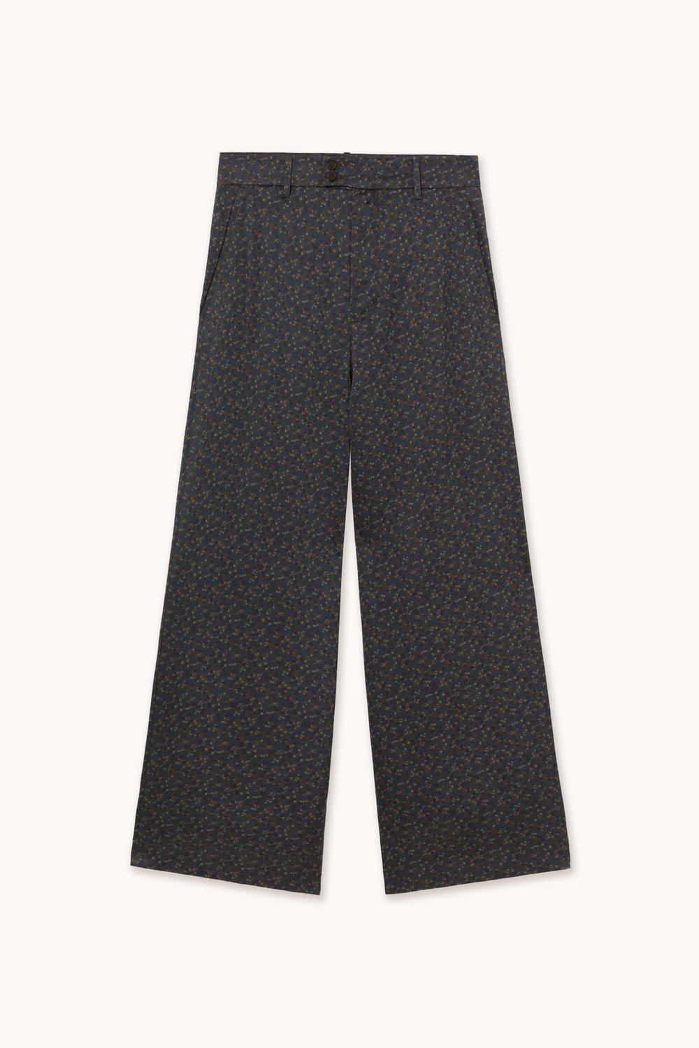 Image of 2-Pantalón fluido flores