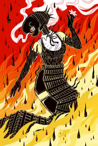 Image 5 of Chainsaw Trio - Makima, Blood Devil & Bomb Devil Art Prints