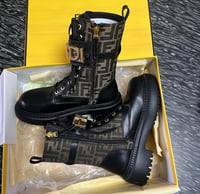 Image 4 of FF BROWN BUCKLE BOOTS