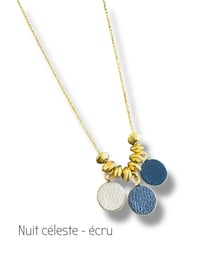 Image 4 of Collier pastille trio - 12 coloris 