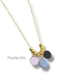 Image 7 of Collier pastille trio - 12 coloris 