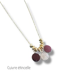 Image 8 of Collier pastille trio - 12 coloris 