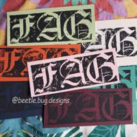 Image 1 of Fun And Gay Lino Print