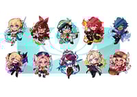 Image 1 of 1.0 Genshin Charms (JULY PRE-ORDER)