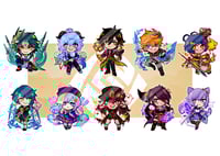 Image 2 of 1.0 Genshin Charms (JULY PRE-ORDER)