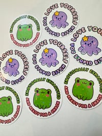 Image 3 of Self care stickers 