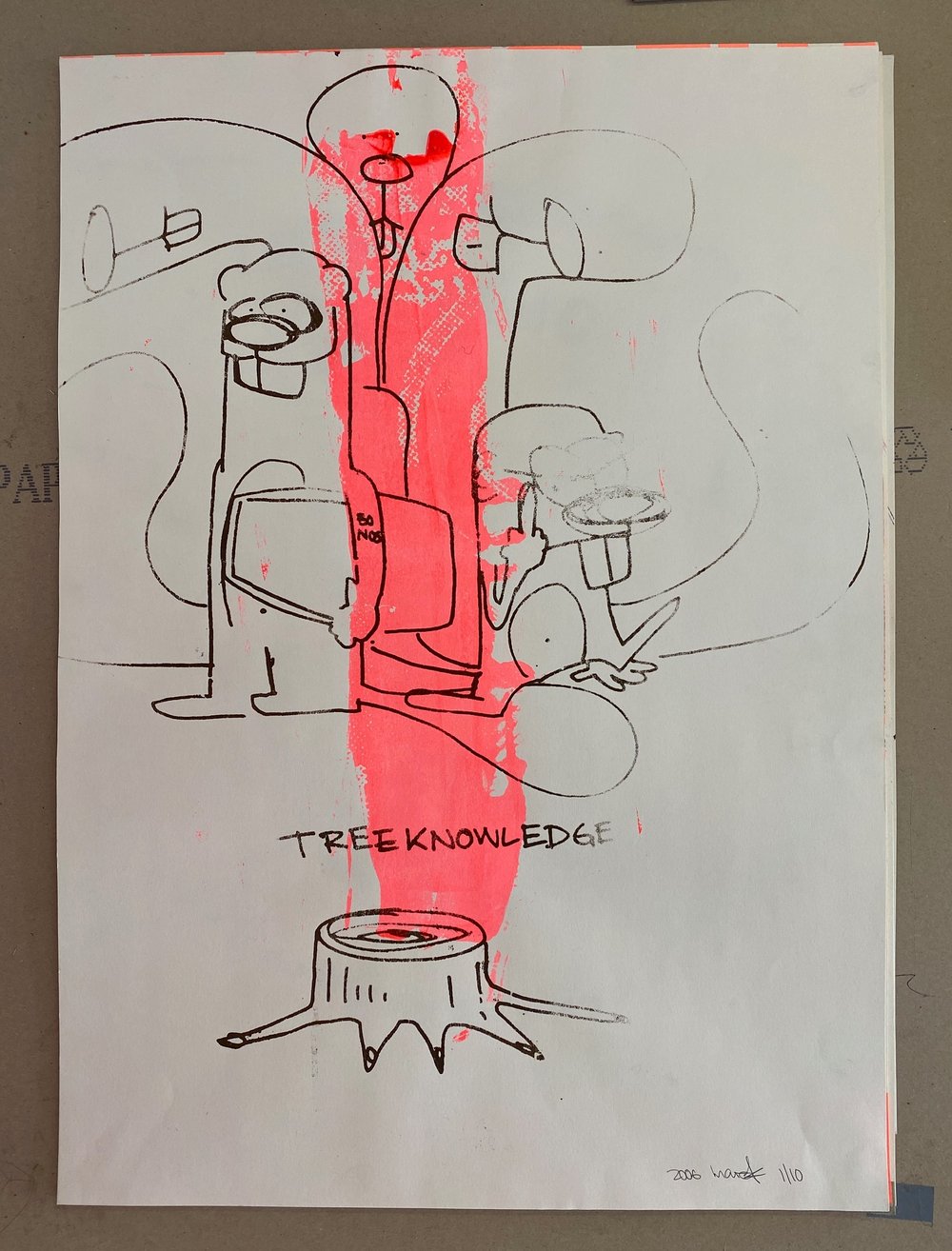 Treeknowledge Prints, 2006 by MAROK