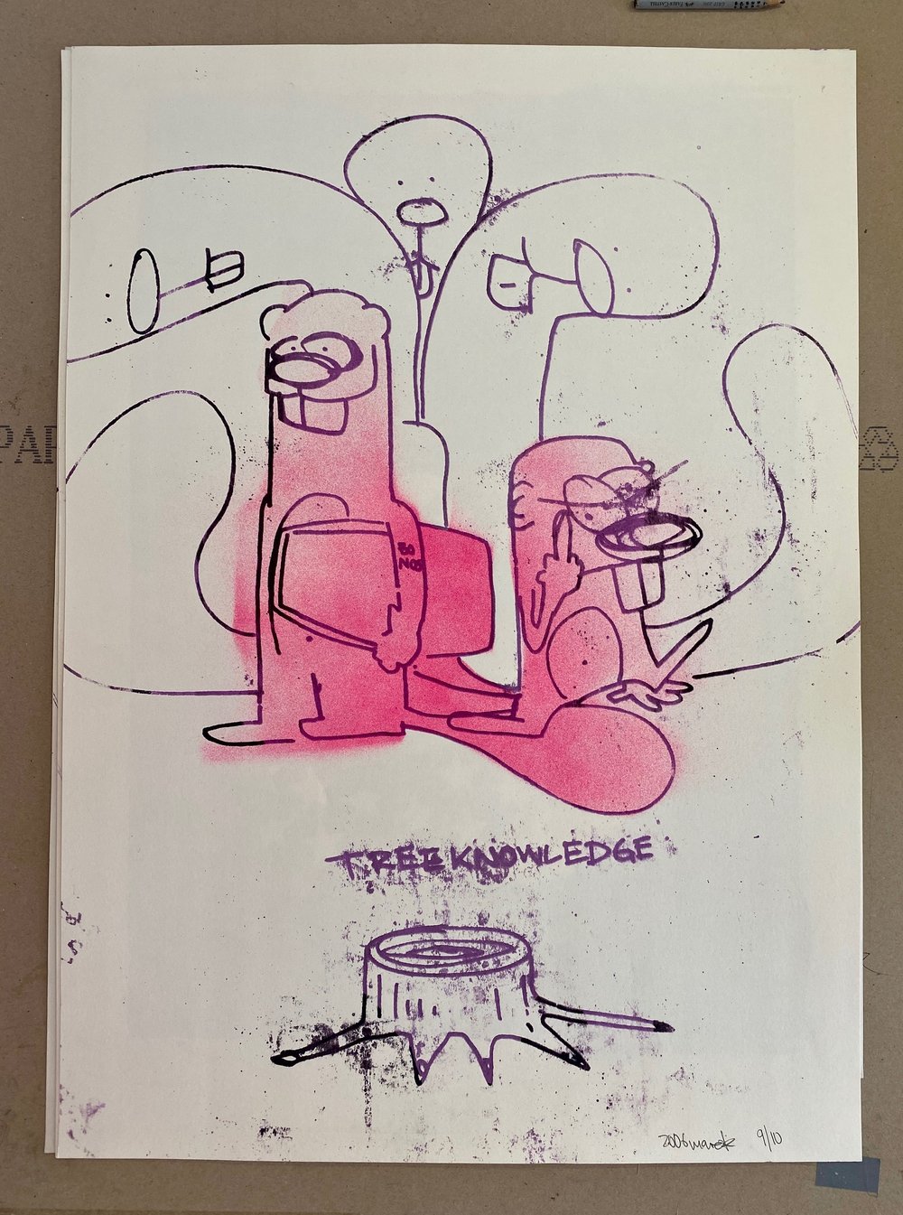 Treeknowledge Prints, 2006 by MAROK