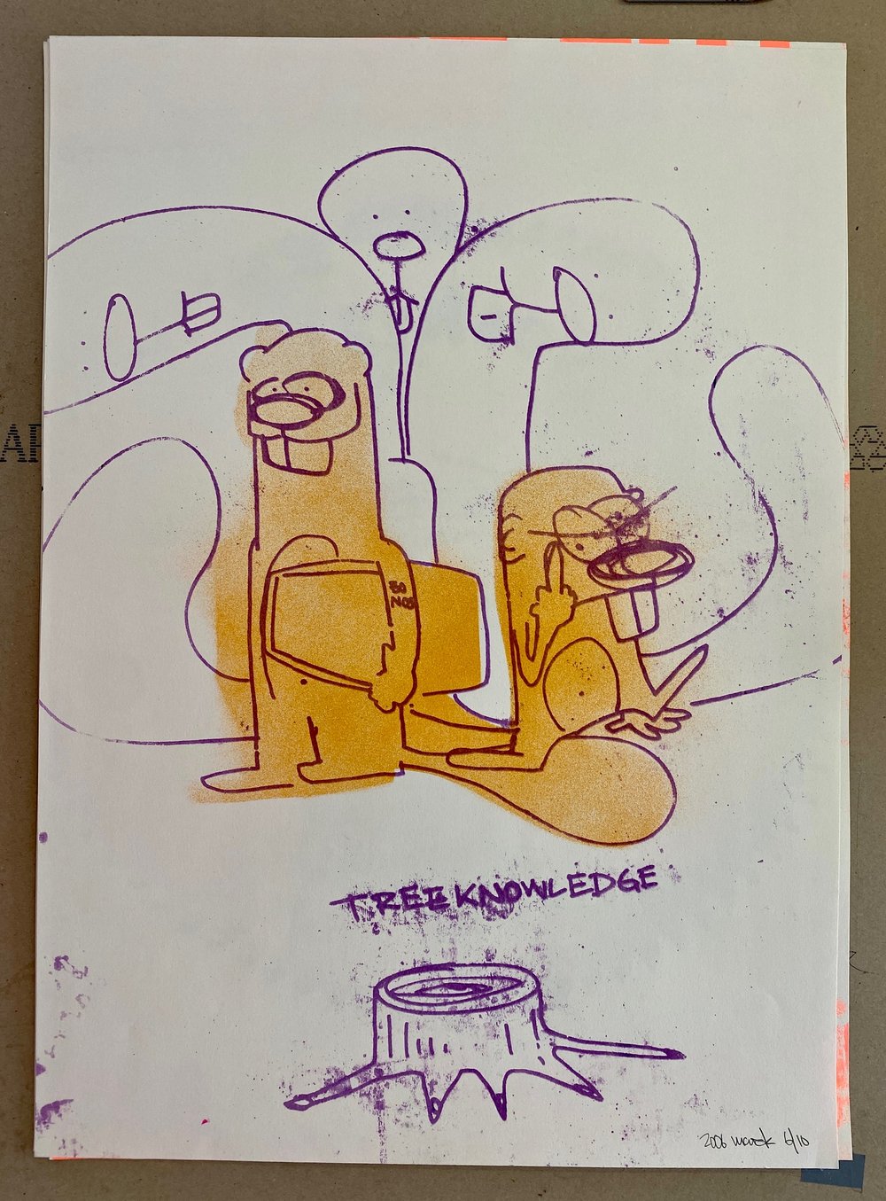 Treeknowledge Prints, 2006 by MAROK