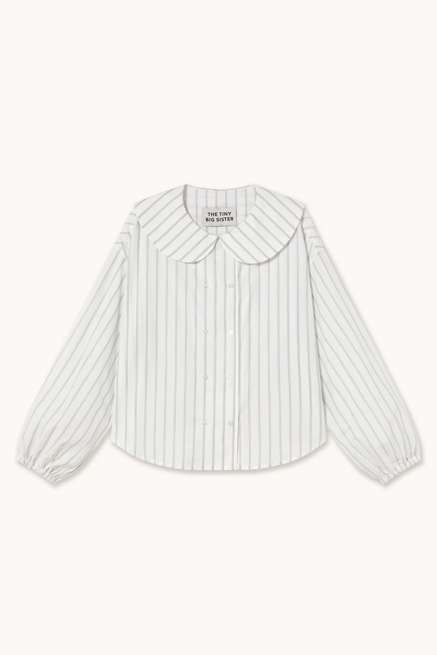 Image of 1-Camisa rayas cuello baby doll